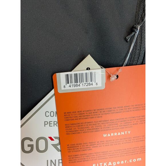 Sitka Jetstream Hunting Vest Mens Large Black Fleece Full Zipper 600038-BK NWT - Picture 4 of 4